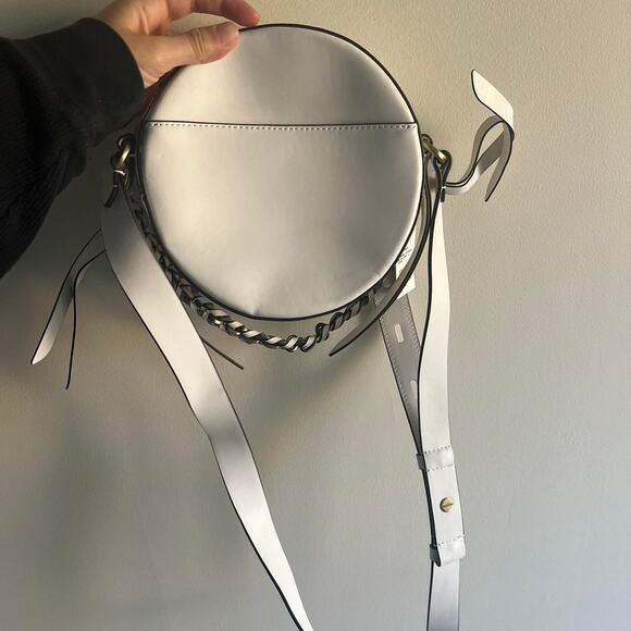 White michael kors circle studded purse nwt - Picture 5 of 8